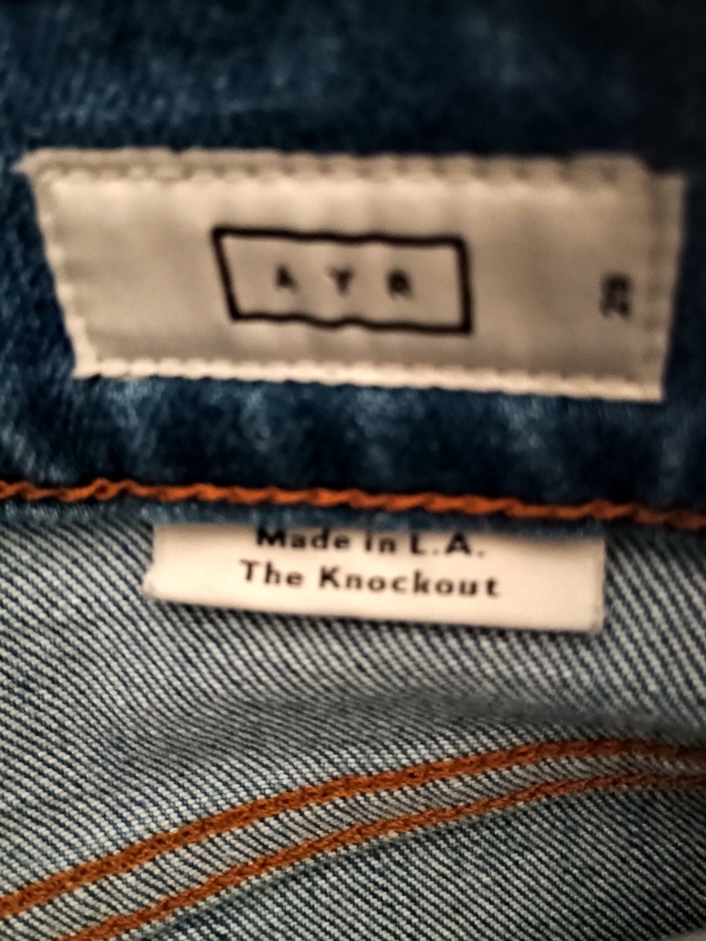 AYR The Knockout Medium Blue Denim Jeans Size 29 - Picture 2 of 6